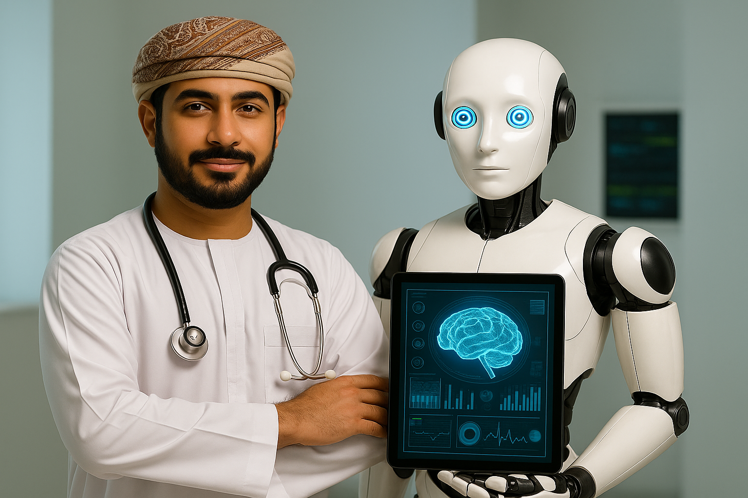 omani ai healthcare robot